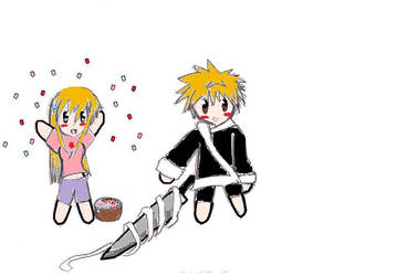 orihime+ichigo doll