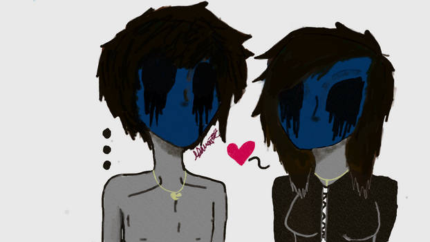 eyeless jack x eyeless katt