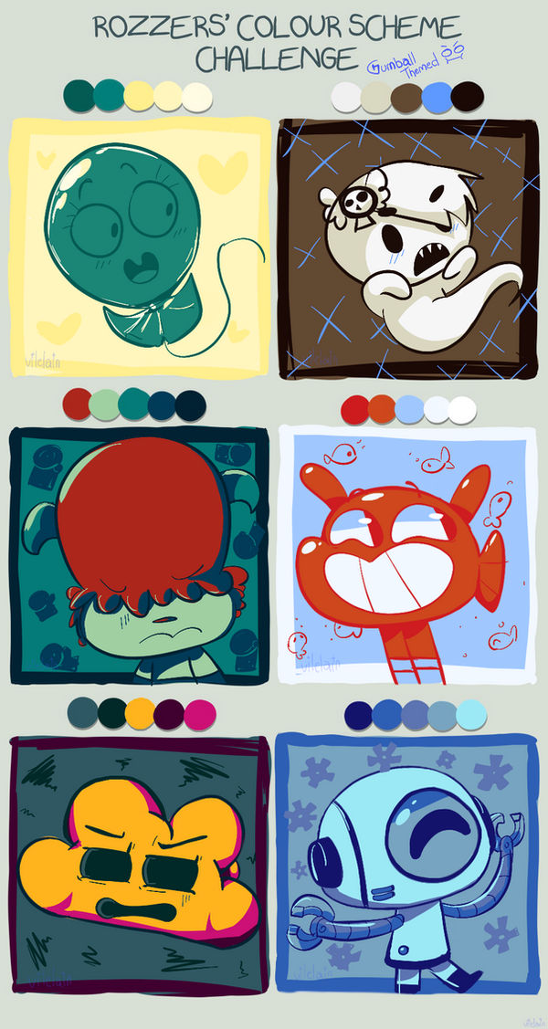 color palette challengee by vilelain on DeviantArt