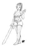Marina in leather armor by Estivador by Kervala