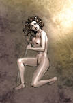 Marina naked by Oscar Celestini by Kervala
