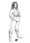 Marina in casual dress 2 by Estivador by Kervala