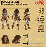 Marina Glaivas - Batranoban adventurer outfit by Kervala