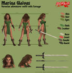 Marina Glaivas - Vorozion adventurer outfit by Kervala