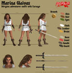 Marina Glaivas - Derigion adventurer outfit by Kervala