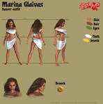 Marina Glaivas - Dancer outfit by Kervala
