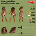 Marina Glaivas - Gadhar adventurer outfit by Kervala