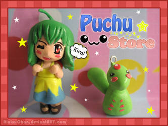 Chibi Ranka and Ai kun Figures