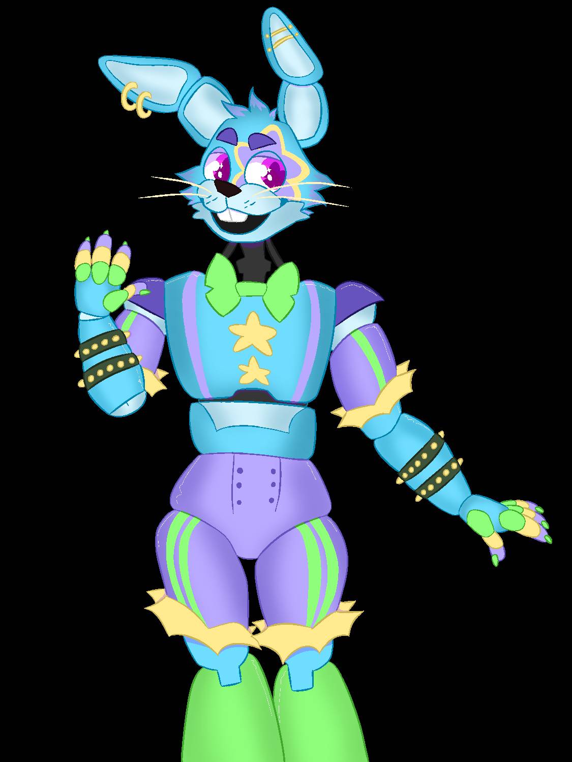 Glamrock Bonnie by OrangeIdol101 on DeviantArt