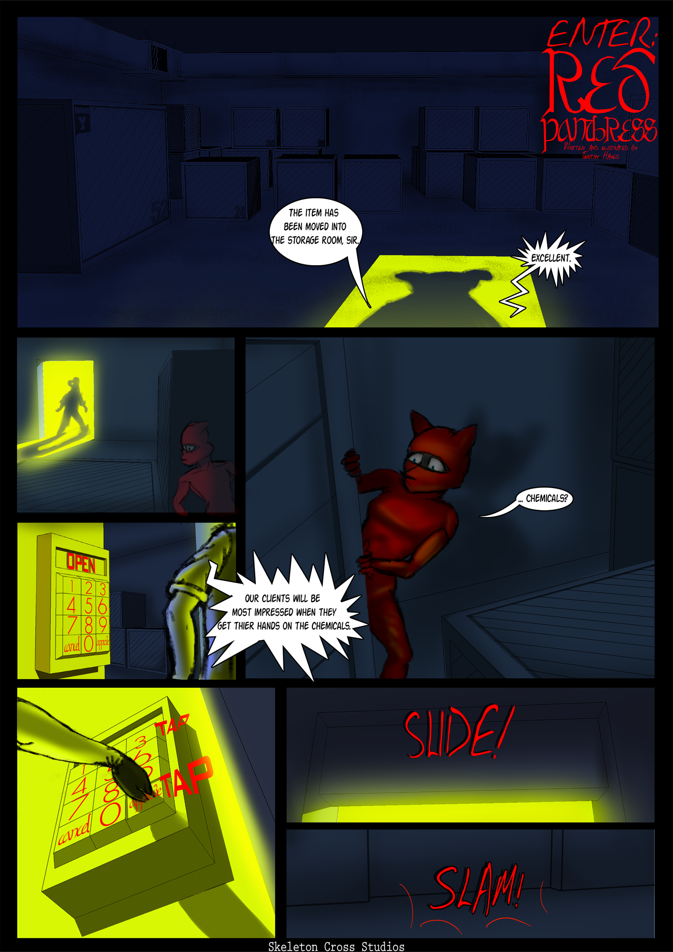 Enter: Red Panthress Comic