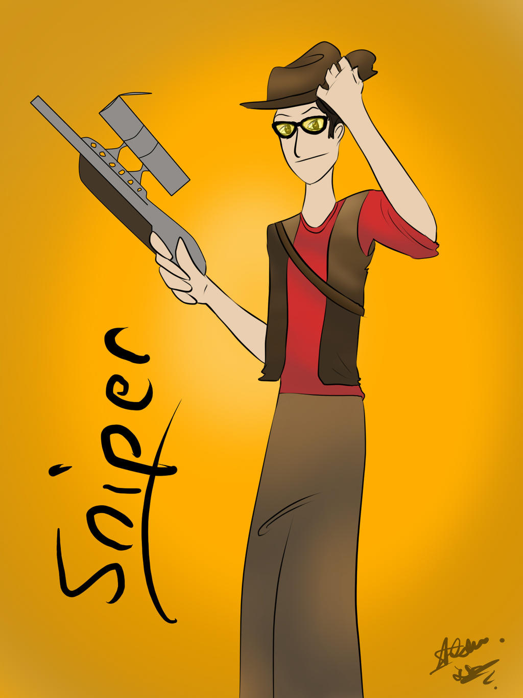 TF2: Sniper by WhiteTigressOfficial on DeviantArt