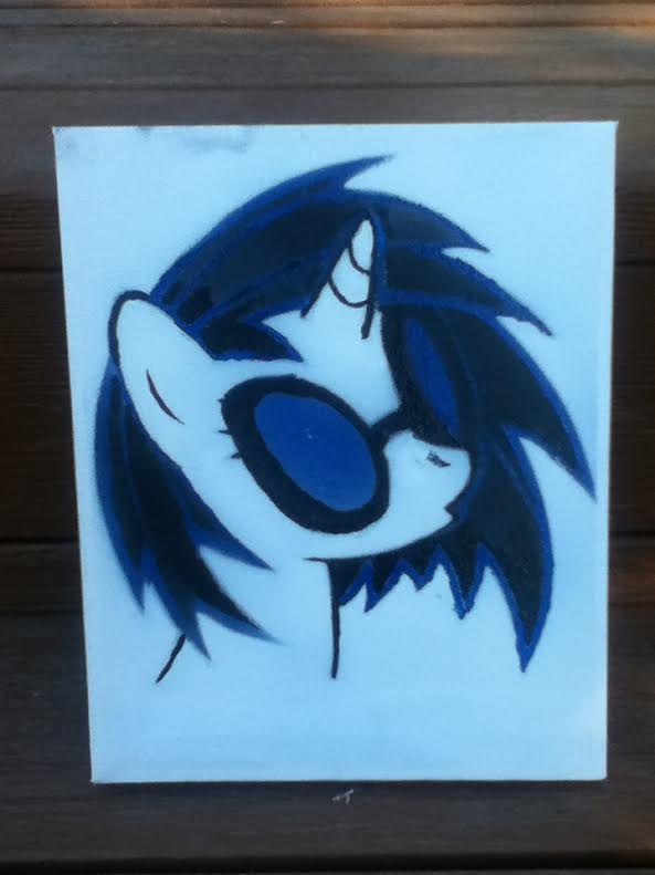 Vinyl Scratch Spray Paint