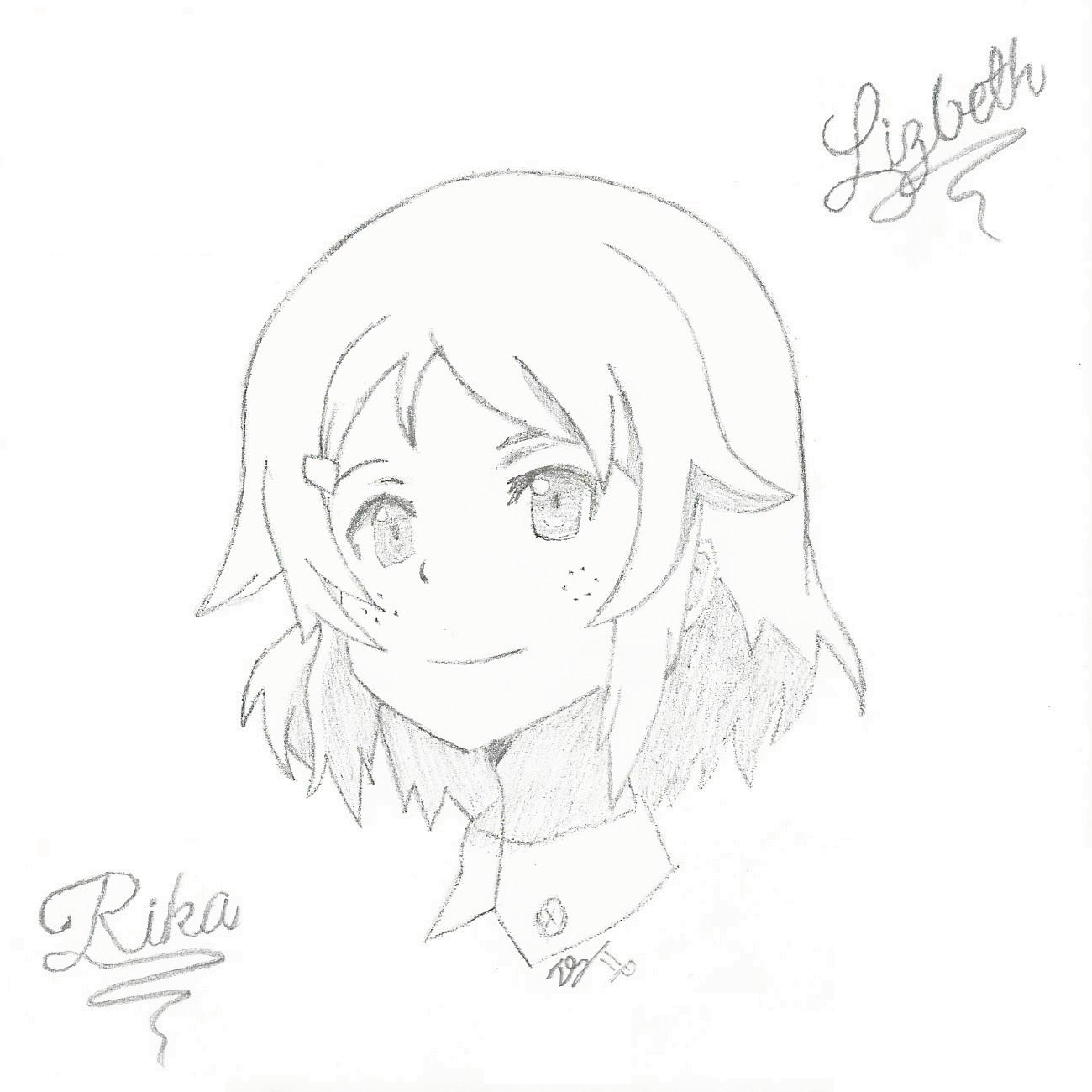 SAO Lisbeth Line Art Sketch -w- Shading