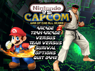 nintendo vs capcom menu