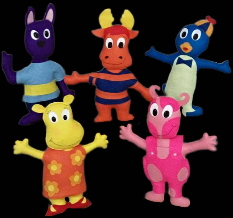 Backyardigans Mini The Backyardigans Fanmade Plushies 6 by TheCameraLady on DeviantArt