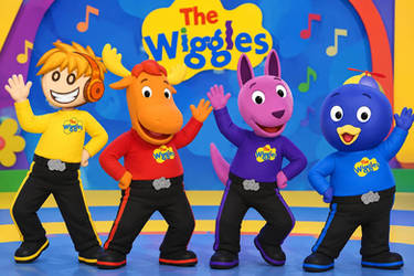 TCM, Pablo, Tyrone And Austin As The Wiggles