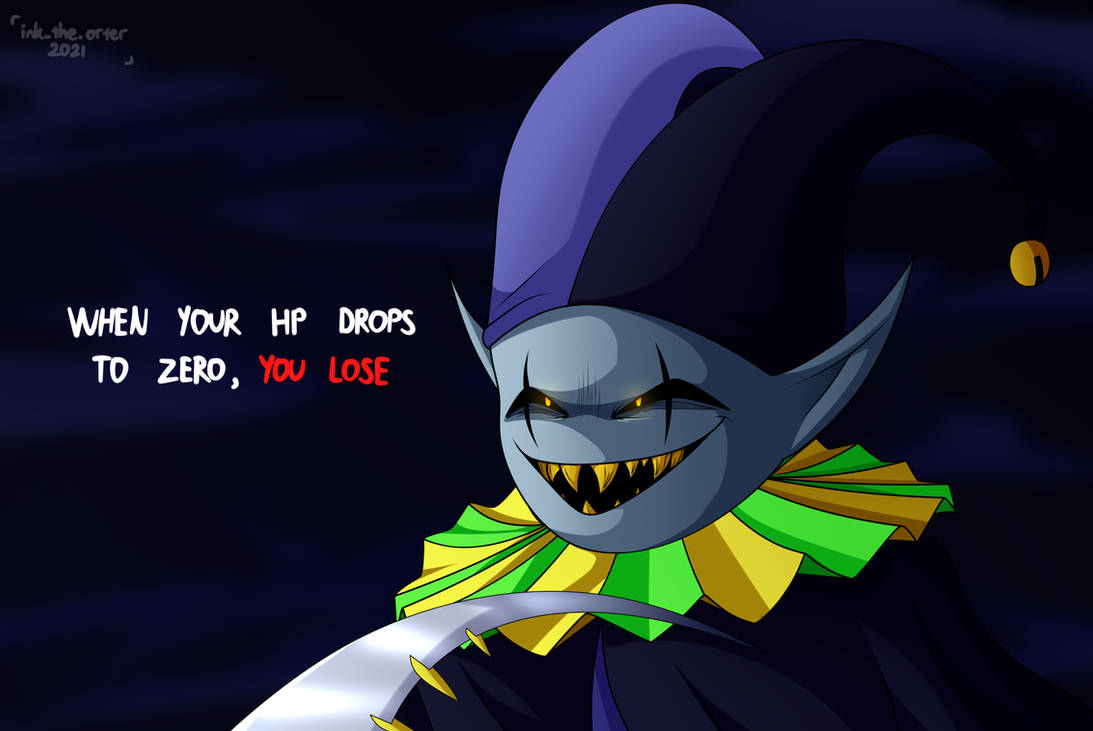 Jevil Ruler Jevil by InkTheArter on DeviantArt