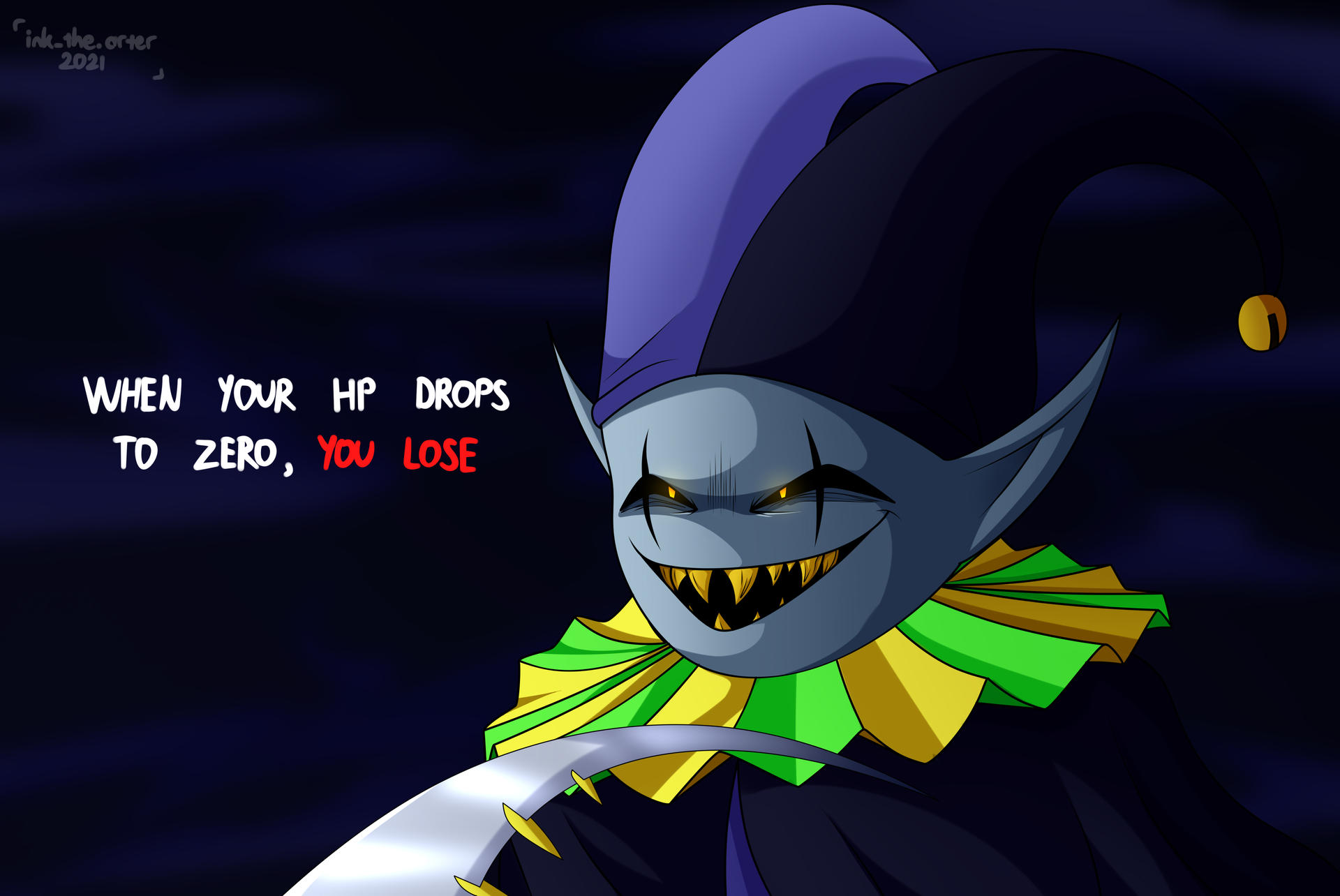 Jevil by InkTheArter on DeviantArt