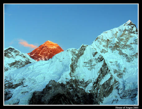 Sunset on Everest