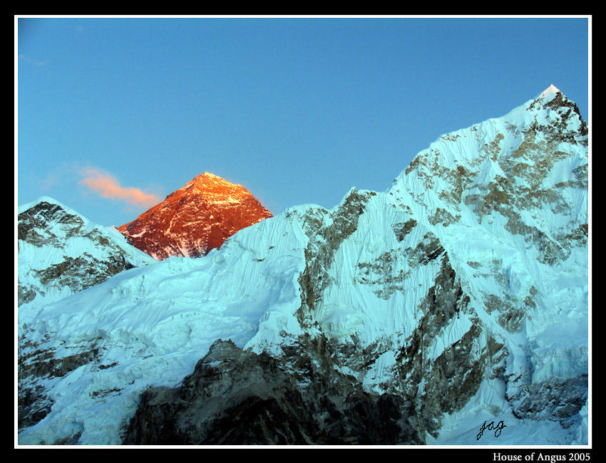 Sunset on Everest