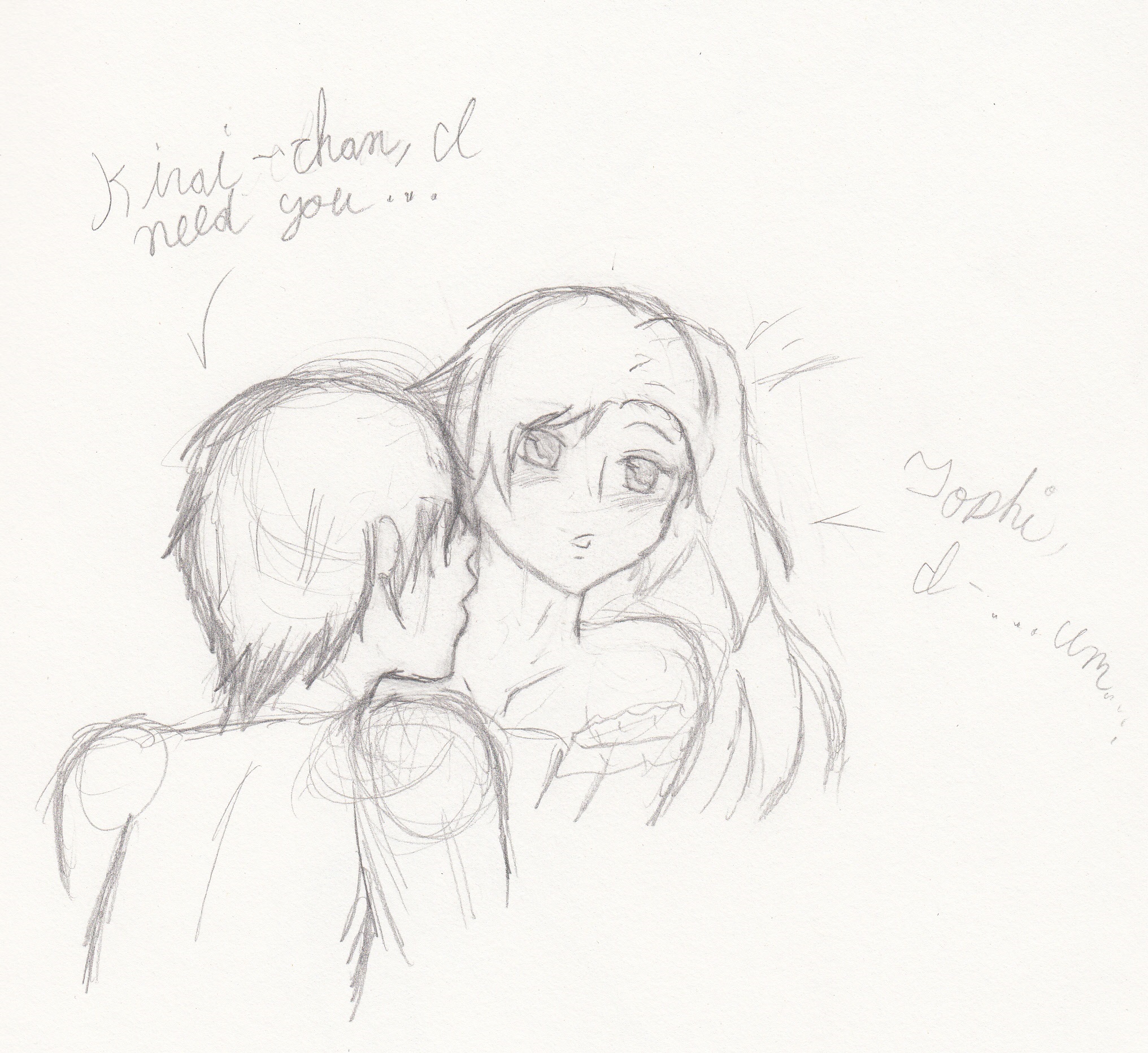 Neck Kissing by SketchyRabbitDAP on DeviantArt