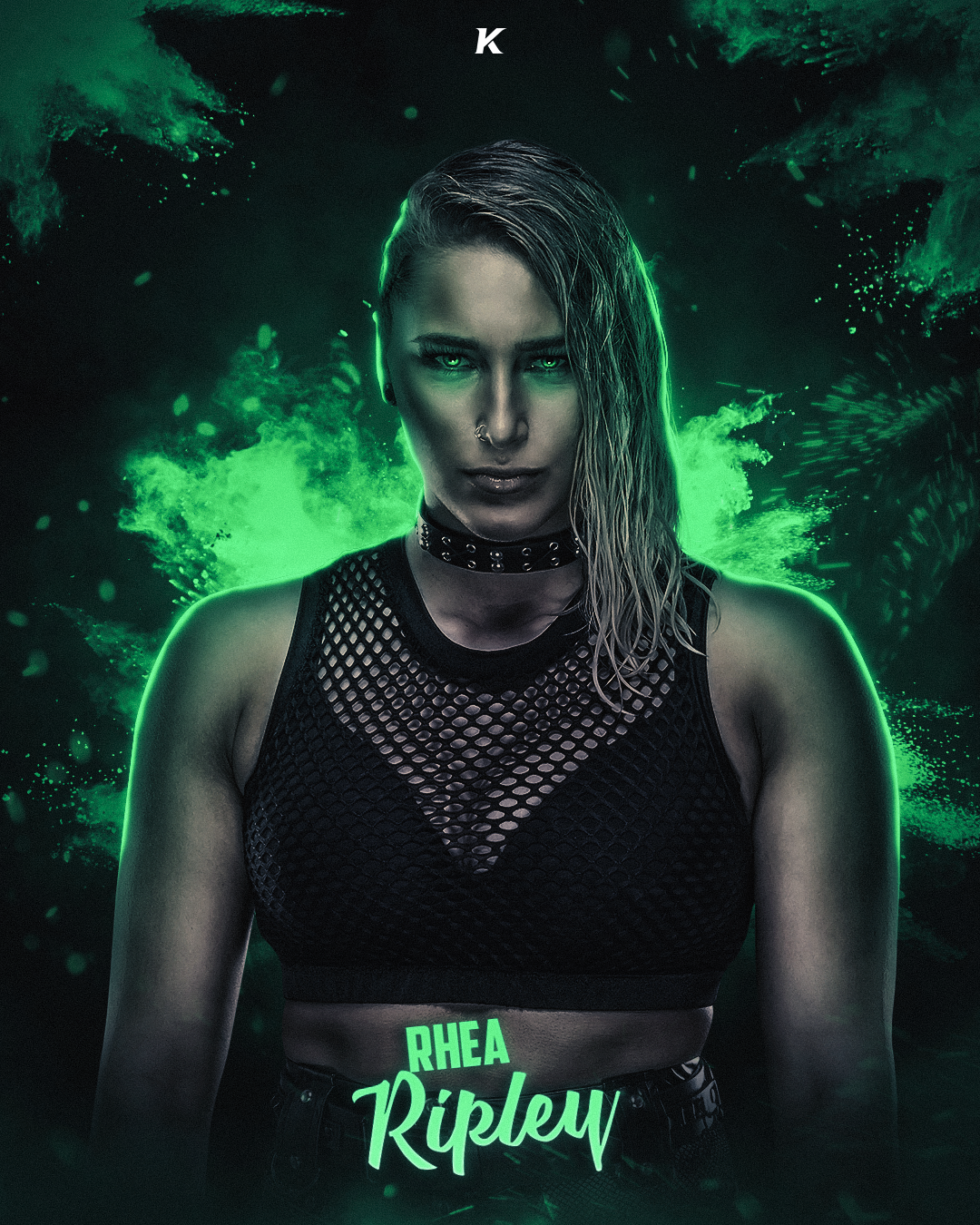 Rhea Ripley NXT UK Women's Champion 2018 PNG by AmbriegnsAsylum16