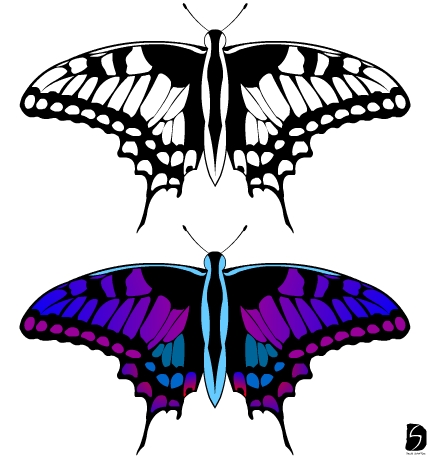 Tribalesque Butterfly 2