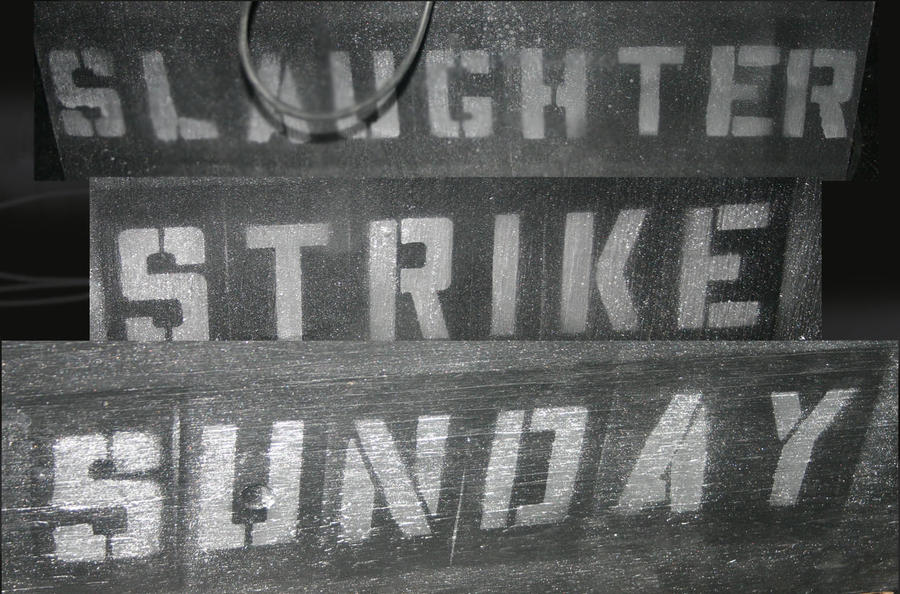 Slaughter Strike Sunday Sign by TessaNeko on DeviantArt