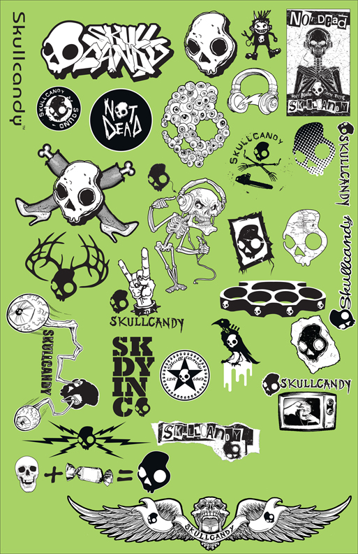 Skullcandy Gorilla Stickers
