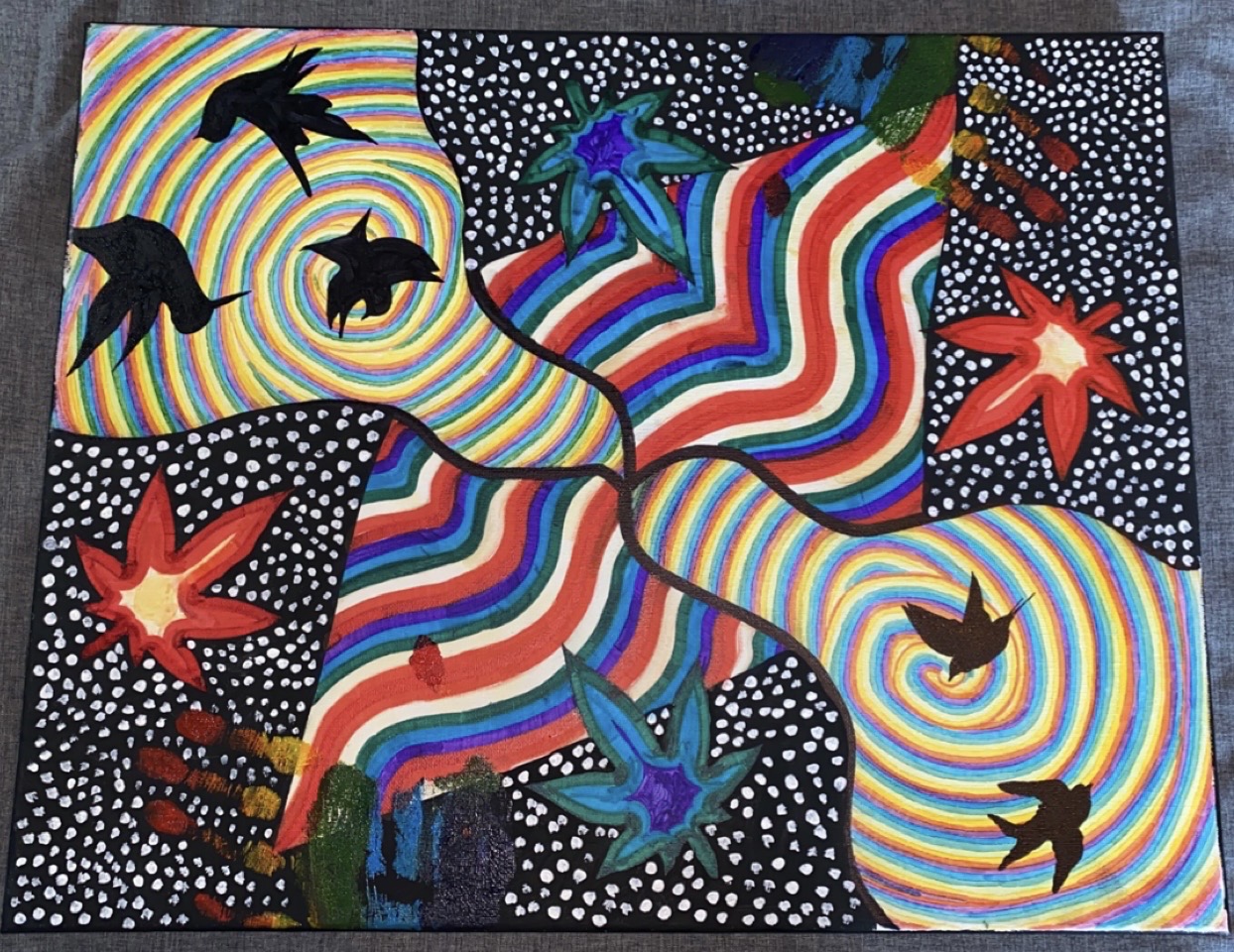 Trippy Swirl Painting by BlueJay9798 on DeviantArt