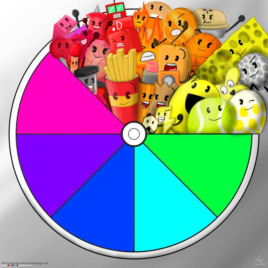 BFDI The color wheel challenge part 3/8 (Yellow) by Vietmations on ...