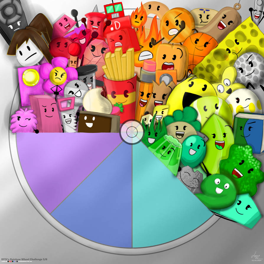 BFDI The color wheel challenge part 5 (Pink) by Vietmations on DeviantArt
