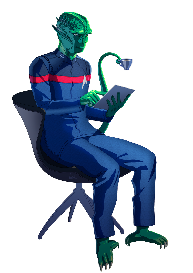 Star Trek Rigelian Star Trek Reptilian by fradarlin on DeviantArt