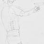 Chris Redfield Line Art