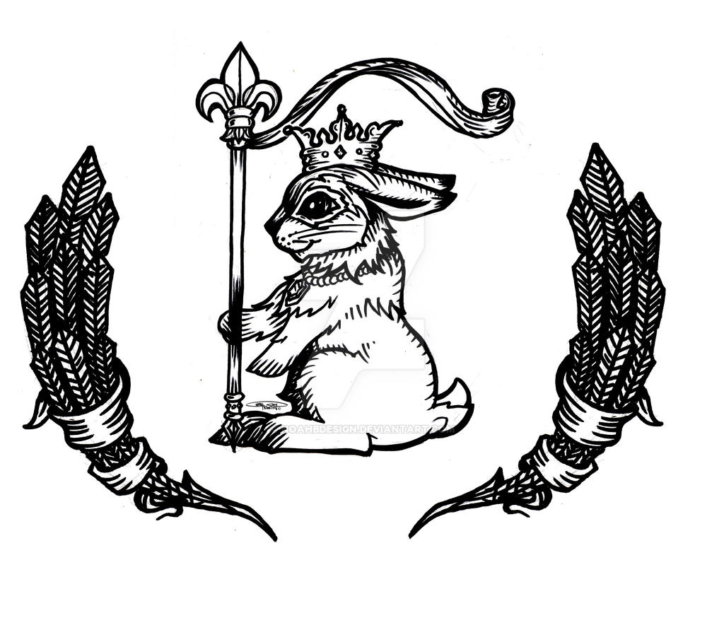 Rabbit Heraldry Sketch by NoahBDesign on DeviantArt