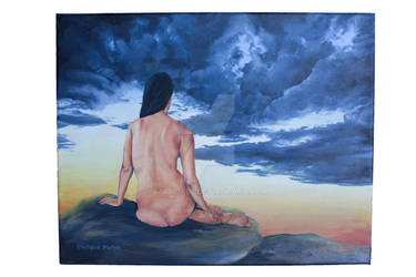 nude at sunset by marciab7