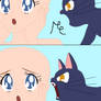 Girl yelled at by cat base