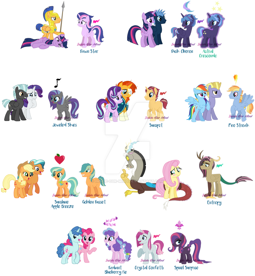 Mlp Next Gen Color Guide MLP Next Gen - Mane 7 by inside-our-mind on DeviantArt
