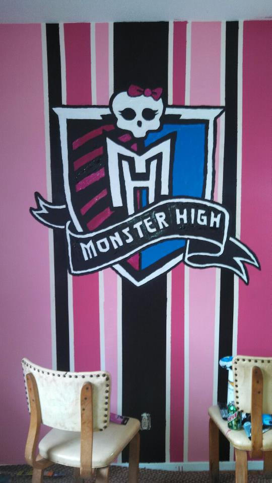 Monster High Custom Wall Painting by Lady-Raiden on DeviantArt