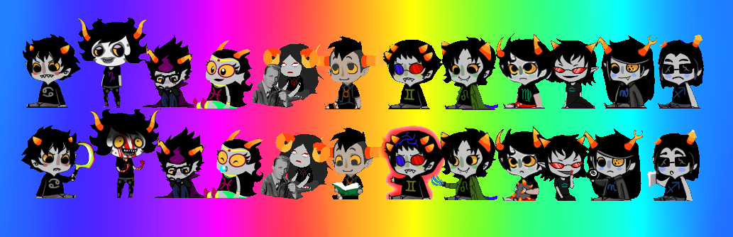 Homestuck Shimeji Collection- MASTERPOST by kagamine-iza