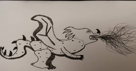 Inktober 2019: Day 12 - Dragon