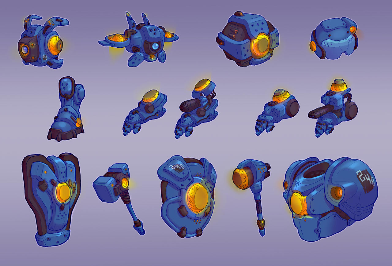 Sci-fi items set by Vendes on DeviantArt