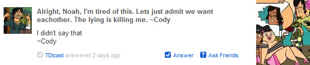 Yes you did, Cody.