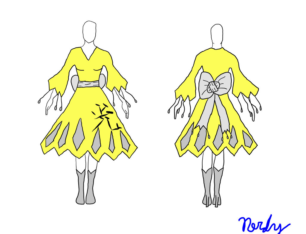Golden Techno Robe Kim:Season 3 (techno robes) by FriendscallmeLiz on DeviantArt