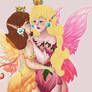 Princess fairy Peach x Princess fairy Daisy