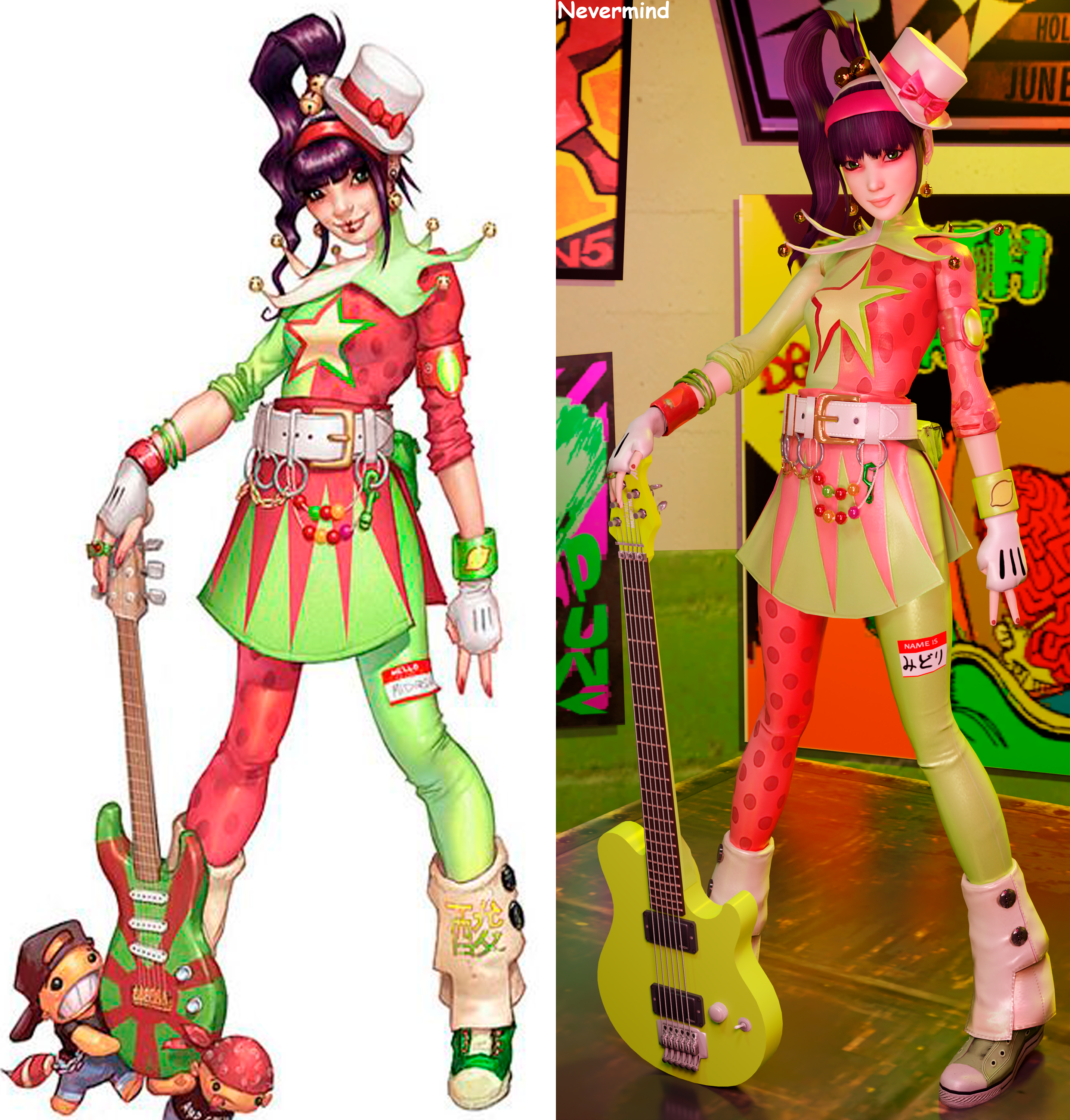 Who is the best guitar hero character and why is Midori? : r