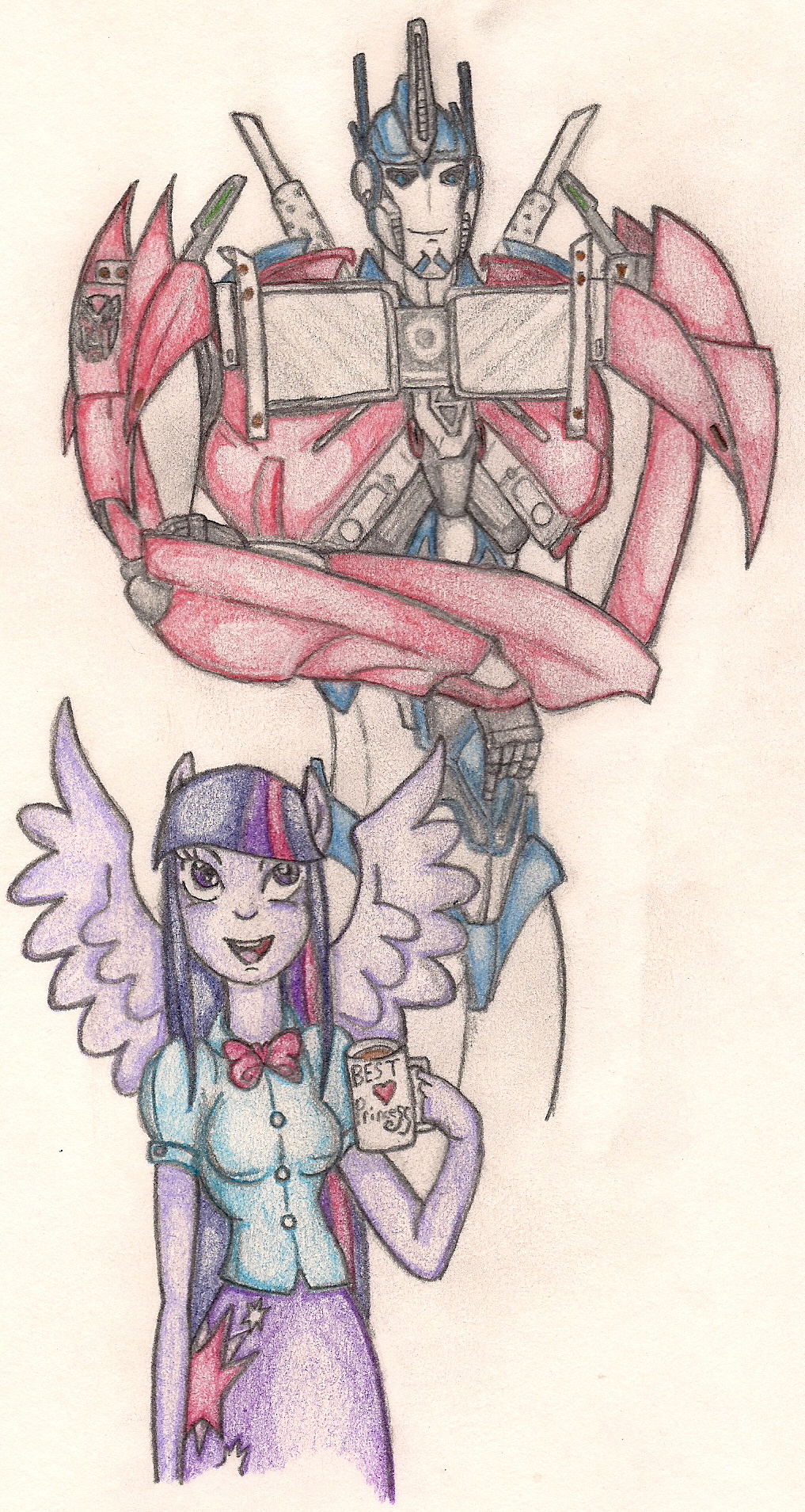 Twilight and Optimus