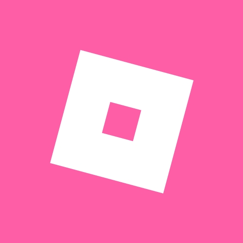 Pink Roblox Logo HD PNG