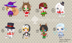 (OPEN) Christmas Theme Cuties (Auction)