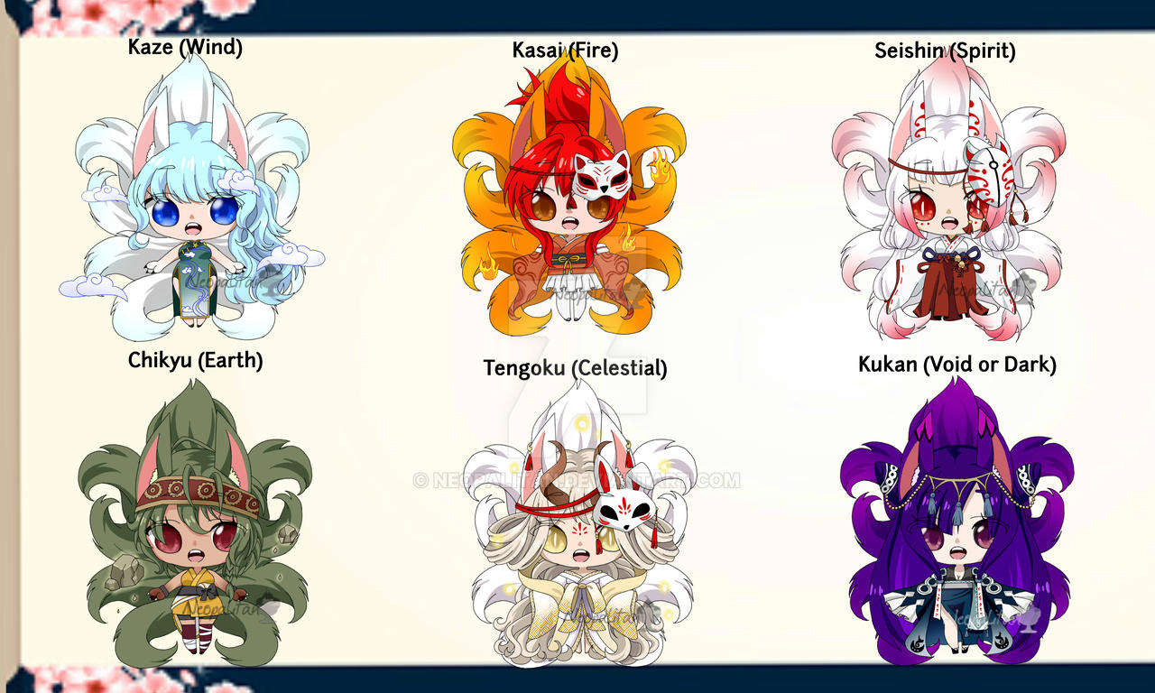 (OPEN) Japanese Spirit Kitsune Batch (Discounted) by Neopalitan on ...